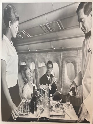 Item #3182417 C1970s Glossy Black and White Press Photo of a British Overseas Air Corporation...