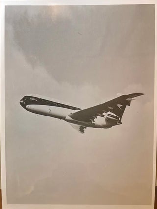 Item #3182423 C1960s Glossy Black and White Press Photo of British Overseas Air Corporation...
