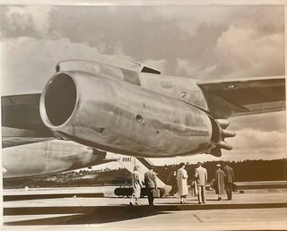 Item #3182428 C1960s Glossy Black and White Press Photo of a British Overseas Air Corporation...