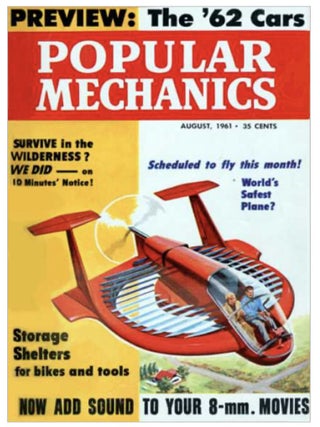 A Grouping of Ten [10] 1961 Issues of Popular Mechanics. Cliffor Hicks.