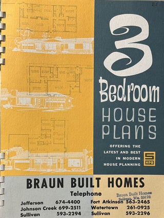 Item #3262405 3 Bedroom House Plans. Braun Built/Small House Planning Bureau