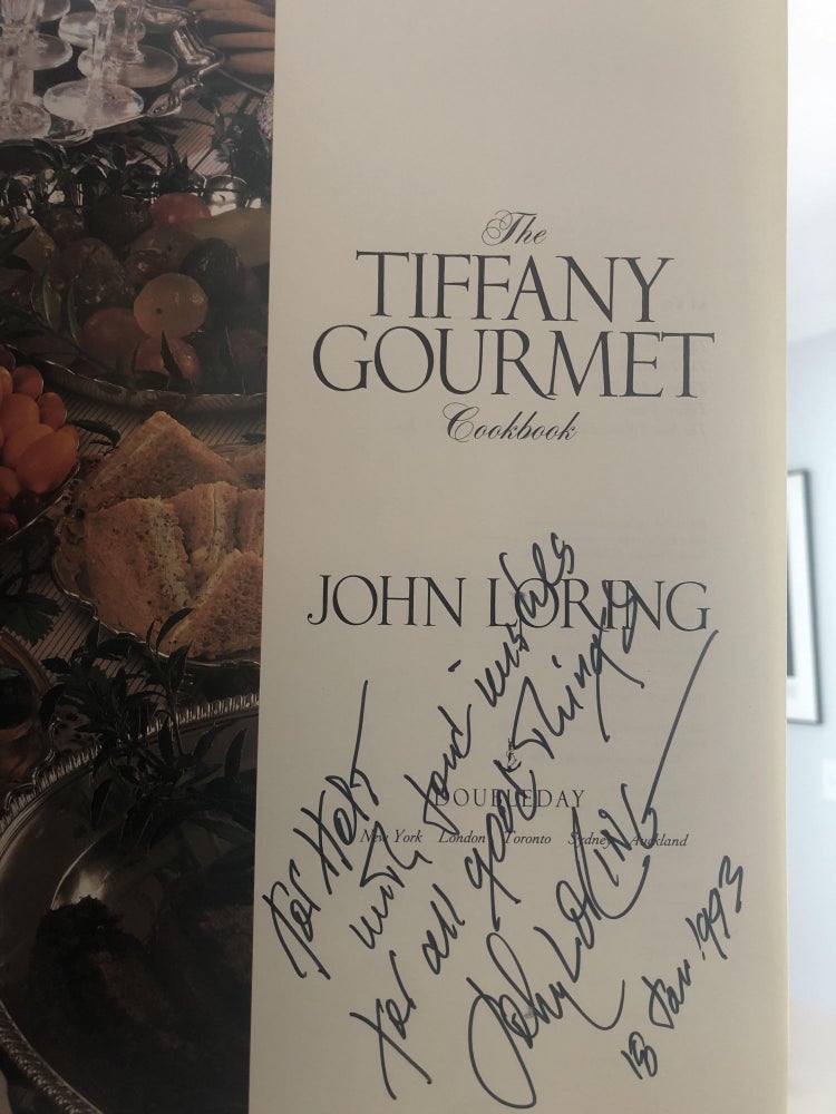 Item #400116 The Tiffany Gourmet Cookbook. John Loring.