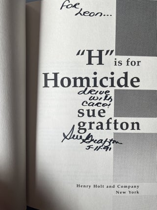 "H" is for Homicide: A Kinsey Millhone Mystery