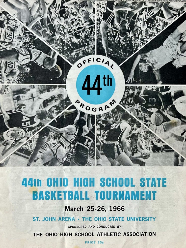 Item #407231 Official Program: 44th Ohio High School State Basketball Tournament, March 25-26, 1966
