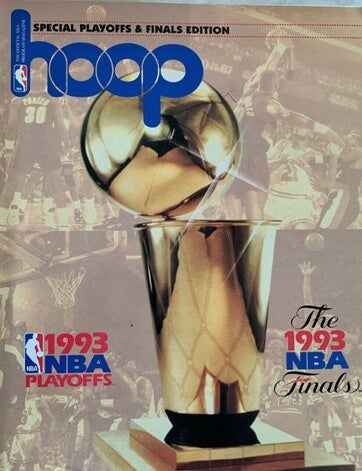 Item #407233 Hoop Magazine: 1993 NBA Finals. Alex Sacherre.
