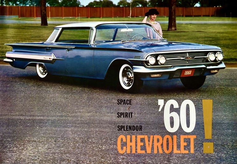 Item #407251 "Space, Spirit, Splendor"Ê '60 Chevrolet [Vintage Car Brochure]