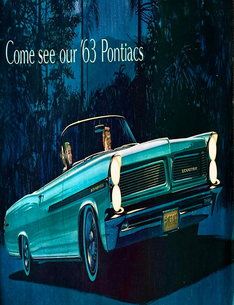 Item #407263 "Come See Our '63 Pontiacs"