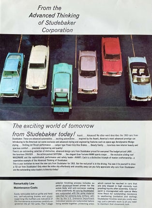 63 Avanti, Lark, Cruiser, Hawk