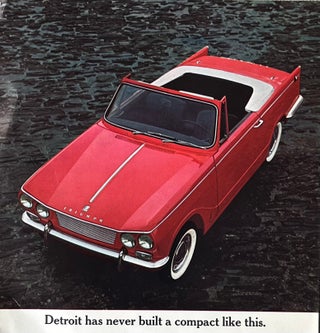 Item #407267 "Detroit has never built a compact like this:Ê The Triumph Sports Six" [Vintage Car...