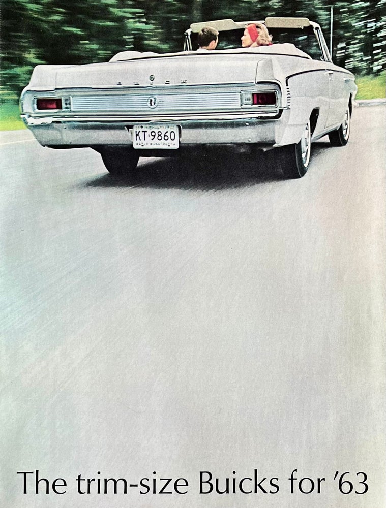 Item #407271 The trim-size Buicks for '63 [Vintage Car Brochure]