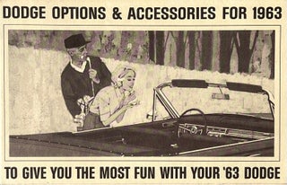 Item #407274 "Dodge Options and Accessories for 1963 to Give You the Most Fun with Your '63...