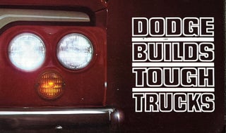 Item #407285 "Dodge Builds Tough Trucks" [Vintage Truck Brochure