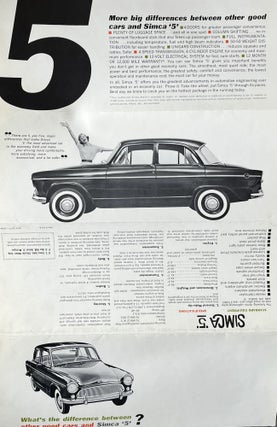 What's the difference between other good cars and Simca "5"? [Vintage Car Brochure]