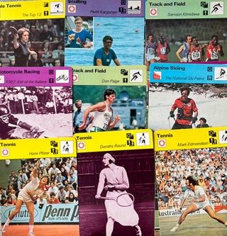 Item #416236 A Grouping of Forty [40] 1970s Editor-Service Sports Cards Covering a Wide Range of...