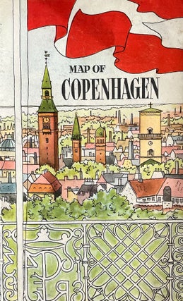 Item #416237 1947 Color Map of Copenhagen, Denmark
