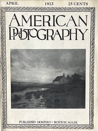 Item #416257 American Photography, April, 1923. Frank Frapie
