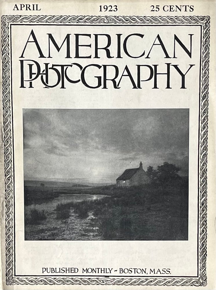 Item #416257 American Photography, April, 1923. Frank Frapie.