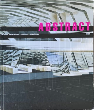 Item #420235 Abstract 00.01. Columbia University Architecture Planning Preservation