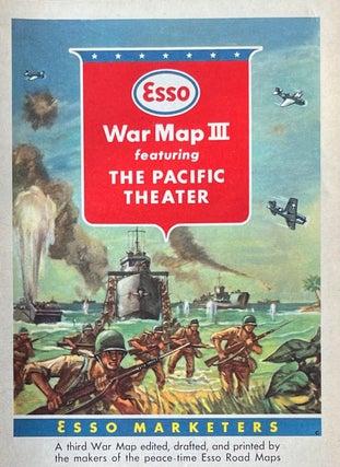 Item #420246 Esso War Map III Featuring the Pacific Theater. Esso Marketers