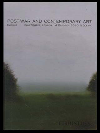 Item #429202508 Post-War and Contemporary Art, 14 October 2010. Christie's