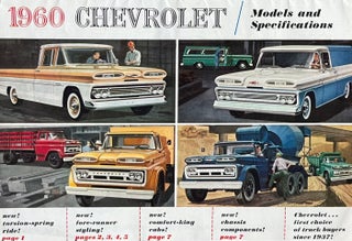 Item #430238 1960 Chevrolet Models and Specifications