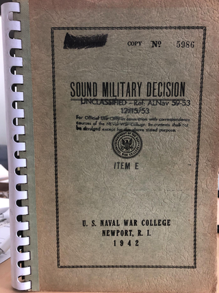 Sound Military Decision