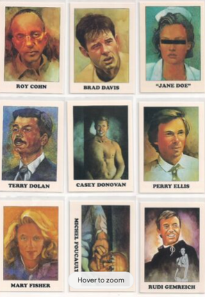 A Grouping of Twenty One [21] Unopened Packs of Early 1990s AIDS Educational Trading Cards
