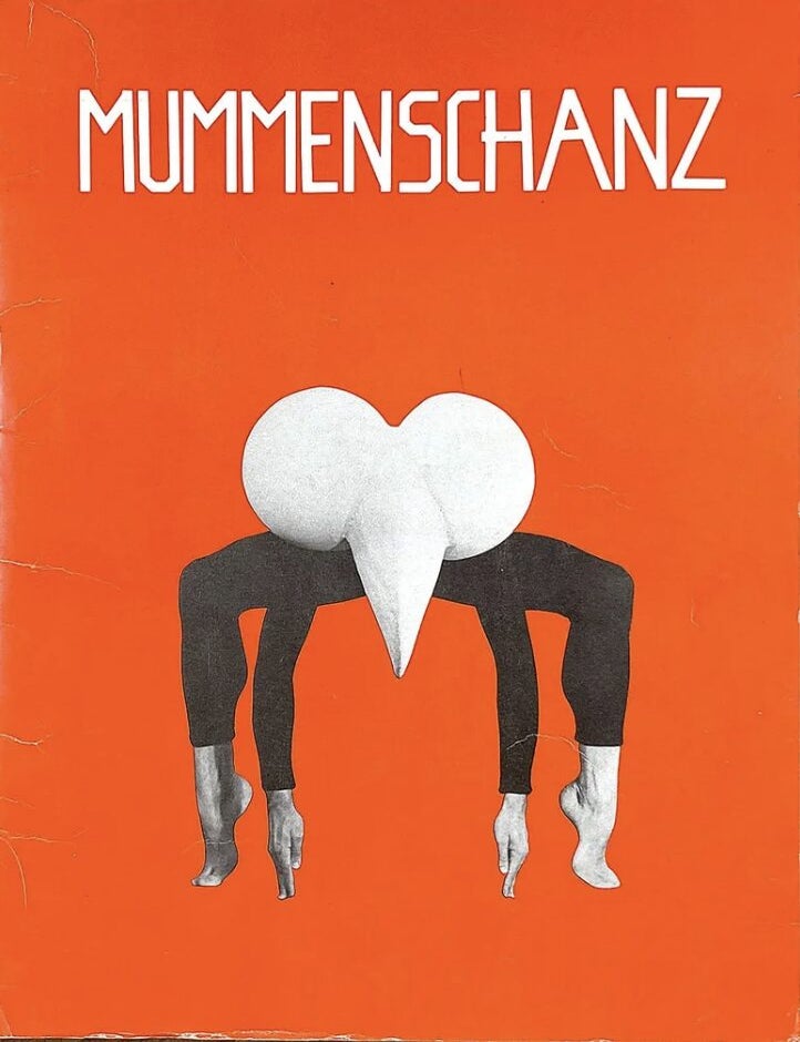 Item #503202509 Mummenschanz Original Broadway Production Souvenir Program. Frassetto Floriana Andres Bossard, Bernie Schurch.