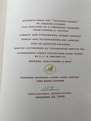 Excerpts from The Pickwick Papers