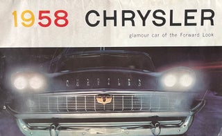Item #504273 1958 Chrysler: glamour car of the Forward Look. Chrysler Motor Corp