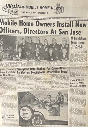 Item #504275 Western Mobile Home News: The Voice of Trailering, Monday, January 25, 1965