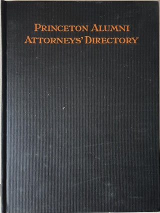 Princeton Alumni Attorneys' Directory. William Sanderson Furst.