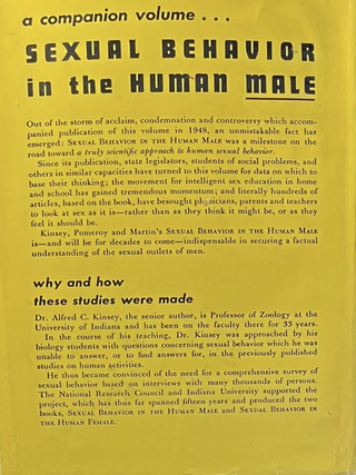 Sexual Behavior in the Human Female