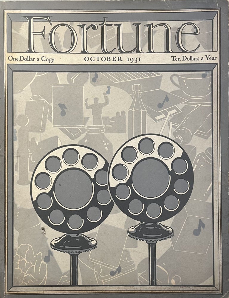 Item #5072415 Fortune Volume IV No. 4, October 1931. Publisher Henry Luce.