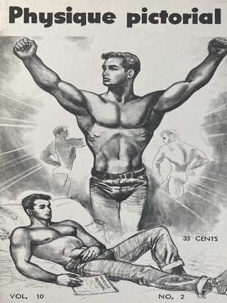 Item #5092410 Physique Pictorial Vol. 10, No. 2, August 1960. Bob Mizer, and Photographer