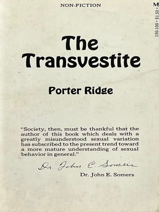 The Transvestite. Porter Ridge, Dr. John E.