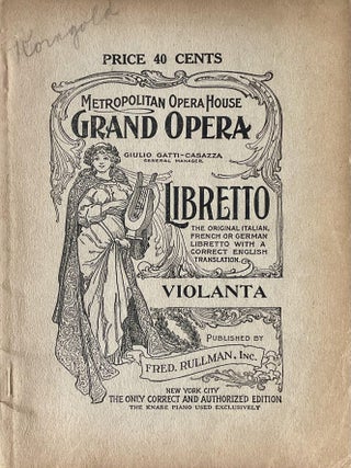 A Grouping of 19 New York City Metropolitan Opera Company Libretti of a Range of Operas