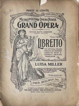 A Grouping of 19 New York City Metropolitan Opera Company Libretti of a Range of Operas