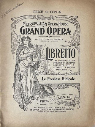 A Grouping of 19 New York City Metropolitan Opera Company Libretti of a Range of Operas