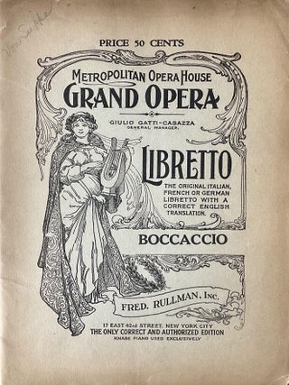 A Grouping of 19 New York City Metropolitan Opera Company Libretti of a Range of Operas