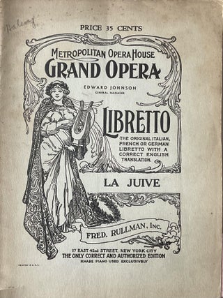 A Grouping of 19 New York City Metropolitan Opera Company Libretti of a Range of Operas