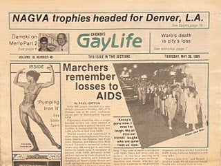 Item #521238 Chicago's Gay Life, Volume 10, Number 48, May 30, 1985. Publisher Chuck Renslow