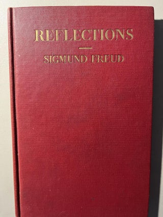 Item #700010 Reflections. Sigmund Freud, A. A. Brill And Alfred B. Kuttner