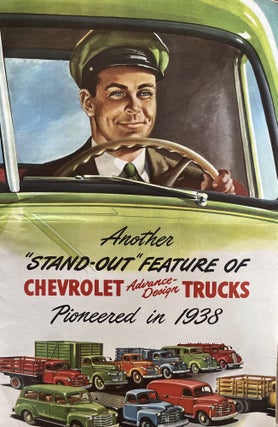 Item #7000509 1938 Four Color Chevrolet Truck Promotional Advertisement