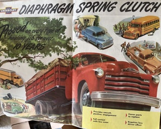 1938 Four Color Chevrolet Truck Promotional Advertisement