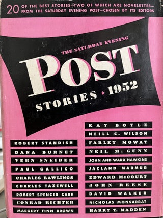 Item #700051 The Saturday Evening Post Stories 1952. the, of The Saturday Evening Post