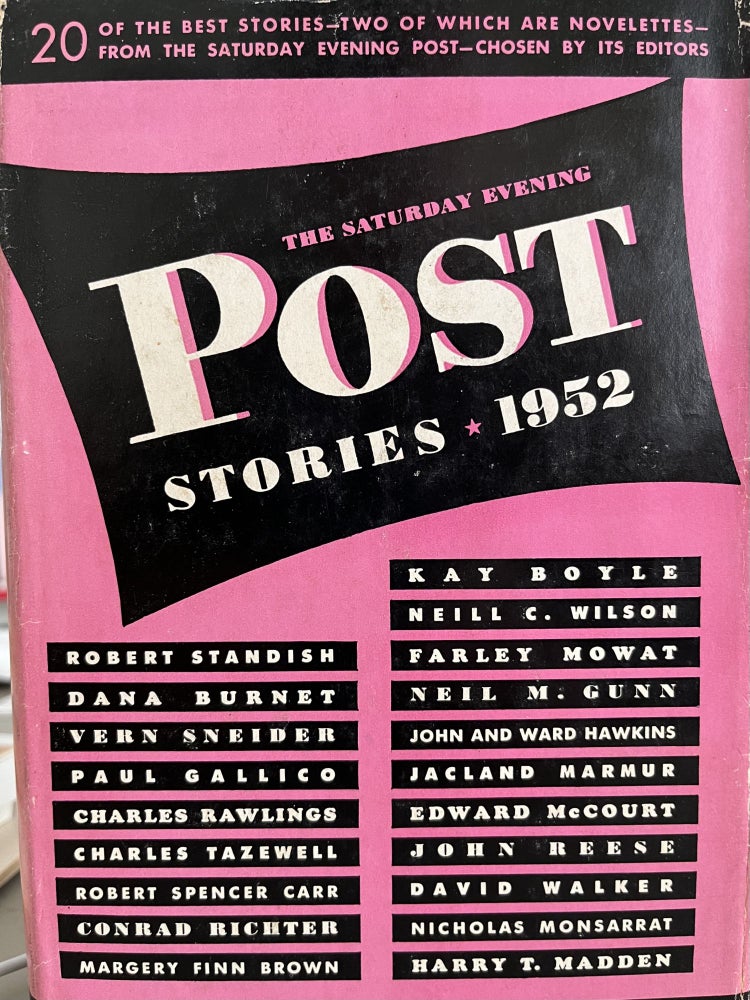 Item #700051 The Saturday Evening Post Stories 1952. the, of The Saturday Evening Post.