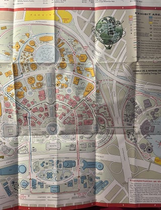 New York World's Fair 1964-1965 Official Detailed Map