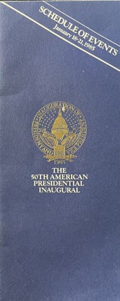 Item #7000548 The 50th American Presidential Inaugural Schedule of Events January 18-21, 1985