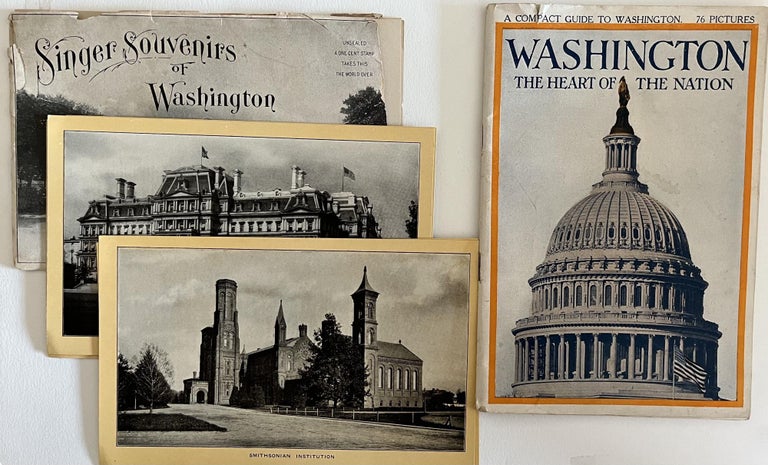 Item #700082 A Grouping of Five [5] Pieces of Very Early 20th Century Washington D.C. Tourist Ephemera. Ina Capitola Emery.